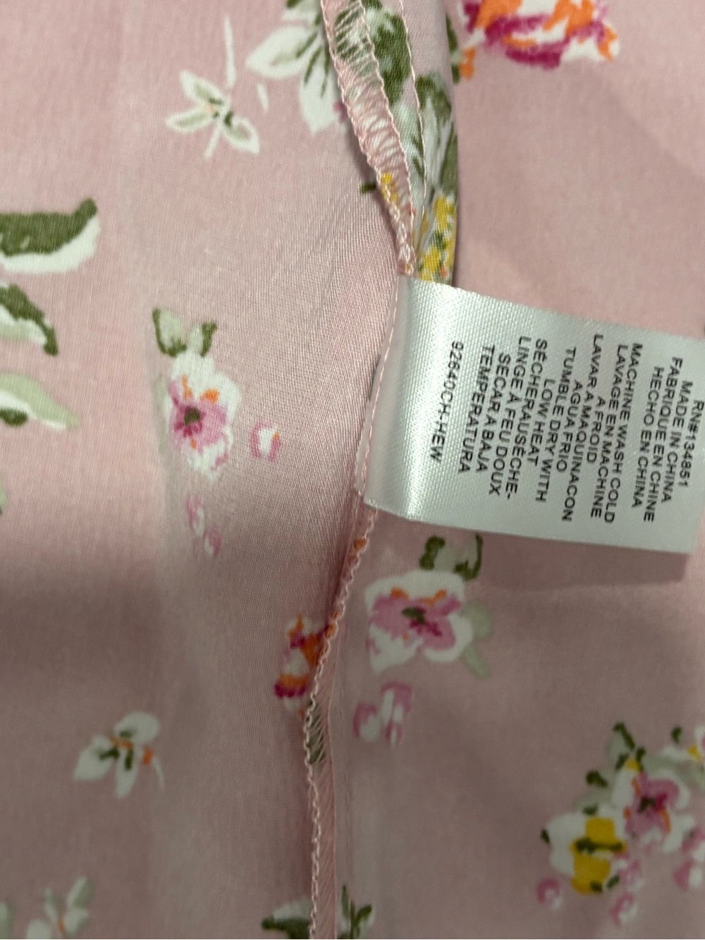 🟡Charles David Blush Pink Floral Wrap Mini Dress with Side Tie - Picture 4 of 10